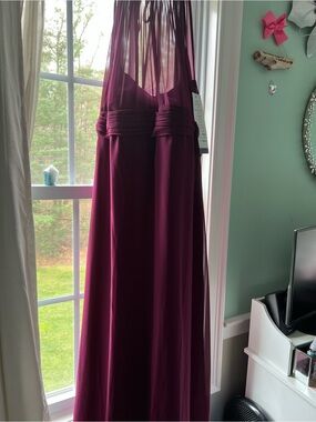 Bill Levkoff Plum/Magenta Bridesmaid Dress